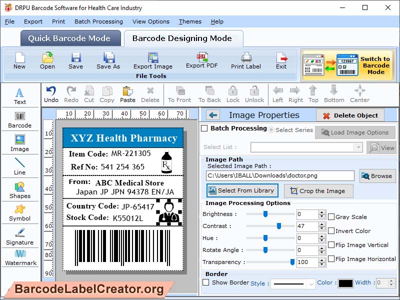 Medical Barcode Creator 7.3.0.1
