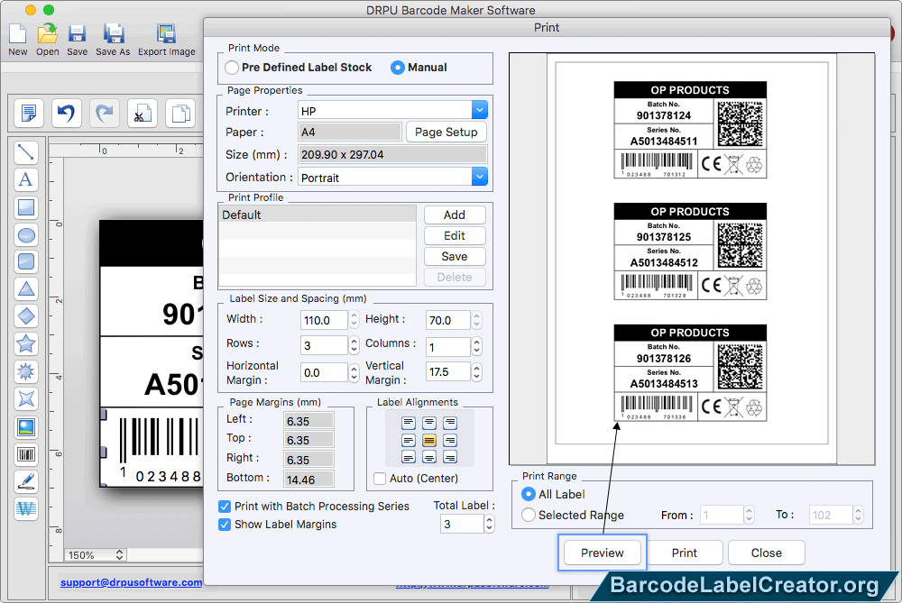 Print Settings Print Settings