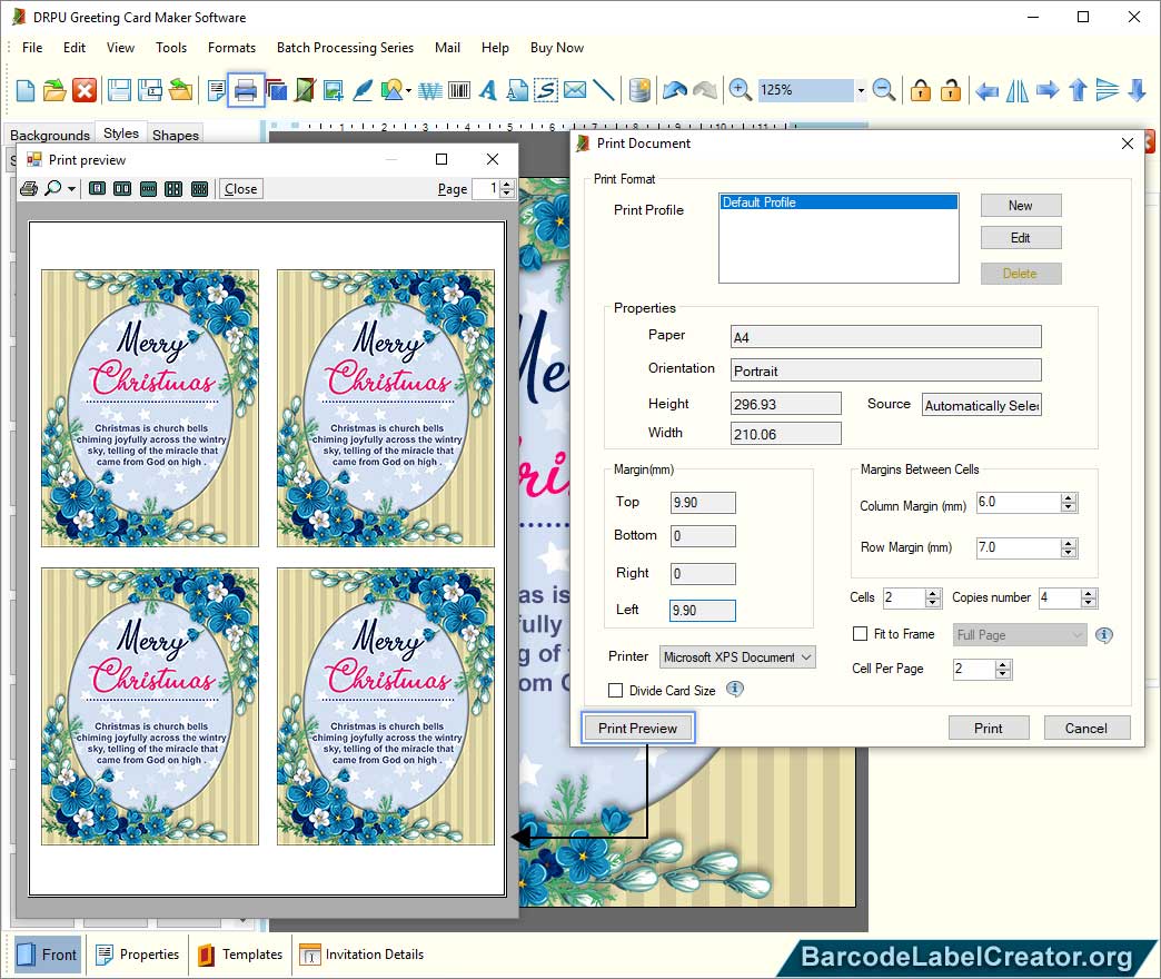 Greeting Card Maker Software